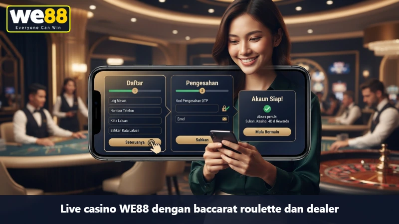 WE88 真人赌场与手机账户